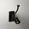 Black 3-Prong Swivel Towel Hook -Nesto Store 3ProngSwvlHookBlackSHS19