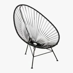 Acapulco Black Outdoor Chair 15 Acapulco Black Outdoor Chair -Nesto Store AcapulcoLoungeChairBlack3QS17