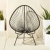 Acapulco Black Outdoor Chair -Nesto Store AcapulcoLoungeChairBlackSHS17 1x1
