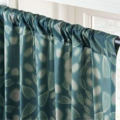 Adirex Blue Organic Cotton Window Curtain Panel 48''x84'' -Nesto Store AdirexBlOgCtn96CrtnPanelAVSHS23
