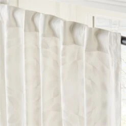 Adirex Neutral Organic Cotton Window Curtain Panel 48''x84'' -Nesto Store AdirexNtOgCtn96CrtnPanelAV2SHS23