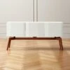 Alba Lacquered White Credenza Small -Nesto Store AlbaWhtLcqrCredenzaIIISmSHF20 1x1