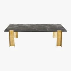 Alcide Rectangular Marble Coffee Table -Nesto Store AlcideMarbleCoffeeTableF17