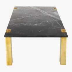 Alcide Rectangular Marble Coffee Table -Nesto Store AlcideMarbleCoffeeTableSDF17