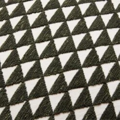 Alene Embroidered Dark Olive Green Throw Pillow With Down-Alternative Insert 23'' -Nesto Store AleneEmbrdDnAltPllw23x23AVSSF23