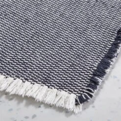 Alex Reversible Black And White Bath Runner Rug 24"x60" 9 Alex Reversible Black And White Bath Runner Rug 24"x60" -Nesto Store AlexRvrsblBkWhtBthMatAVSHS21