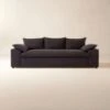 Algora Charcoal Grey Performance Linen Sleeper Sofa Queen -Nesto Store AlgoraCharcLnSlprSofaSHF23