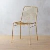 Alpha Brass Metal Chair 1 Alpha Brass Metal Chair -Nesto Store AlphaBrassChairSHS16 1x1