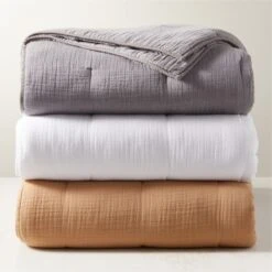 Alto Camel Organic Cotton Quilt And Shams -Nesto Store AltoOrgCottonQuiltGroupFHF22