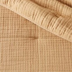 Alto Camel Organic Cotton Quilt And Shams -Nesto Store AltoOrgCttnCmlFQQuiltAVSHF22