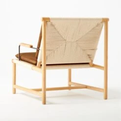 Anacapa Saddle Leather Lounge Chair -Nesto Store AnacapaCddSdlLthLngChr3QBSSS22