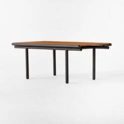 Anacapri Rectangular Walnut Dining Table -Nesto Store AnacapriRectWalnutTbl3QSSF22