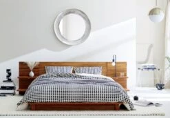 Acrylic And Leather Luggage Rack -Nesto Store AndesQueenAcaciaBedJN19