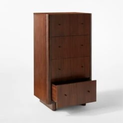 Andora Tall 4-Drawer Wood Dresser -Nesto Store AndoraWoodTallChest3QAVSSS22