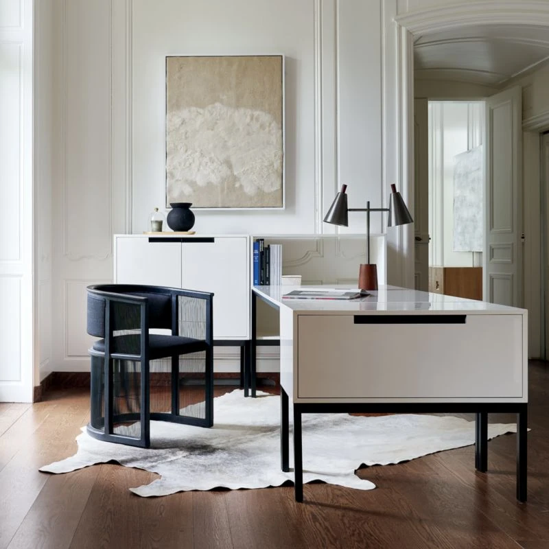 Kaishi Black Fabric Chair With Blackened Ash Frame 4 Kaishi Black Fabric Chair With Blackened Ash Frame - Image 2