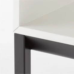 Aptum White Metal Bookcase 19 Aptum White Metal Bookcase -Nesto Store AptumModBookshelfAVSSF21