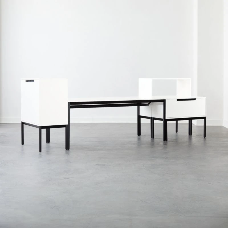 Aptum White Metal Bookcase 10 Aptum White Metal Bookcase - Image 8