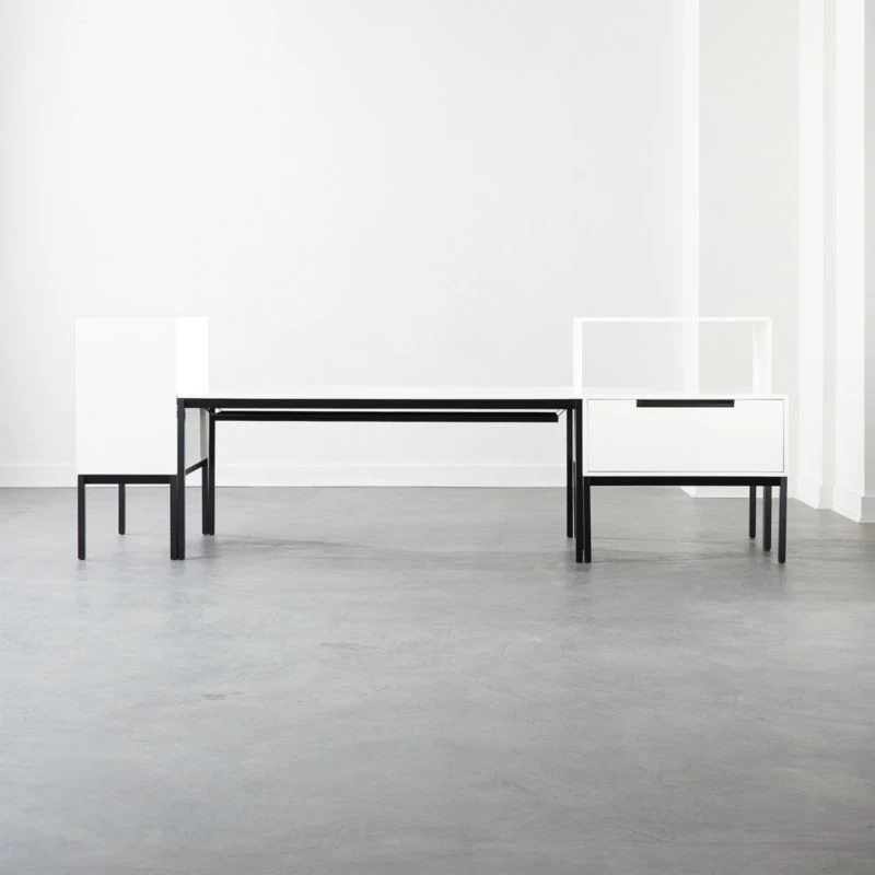 Aptum White Metal Bookcase 9 Aptum White Metal Bookcase - Image 7