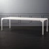 Aqua Virgo Rectangular White Dining Table 100" 2 Aqua Virgo Rectangular White Dining Table 100" -Nesto Store AquaVirgoDiningTableLgSHS18 1x1