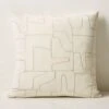 Arabella White Velvet Throw Pillow With Down-Alternative Insert 23'' -Nesto Store ArabellaWhtVlvtPlw23inSHS23