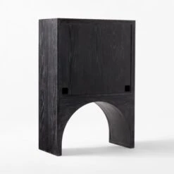 Augusta Black Entryway Cabinet -Nesto Store ArcBlkEntrywayCabinet3QBSSS22