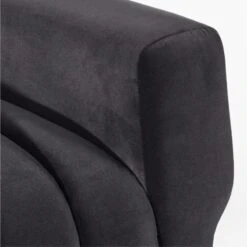 Ardis Black Chair -Nesto Store ArdisBlkVelvetChairLucaAVSSS21
