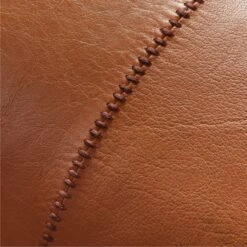 48"x12" Artigo Brown Leather Throw Pillow With Down-Alternative Insert -Nesto Store ArtigoLthrSdlPillow48x12AV2SSS22