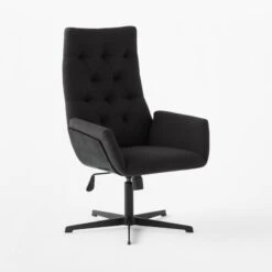 Arzella Charcoal Burl Office Chair 10 Arzella Charcoal Burl Office Chair -Nesto Store ArzellaChair3QSSF21