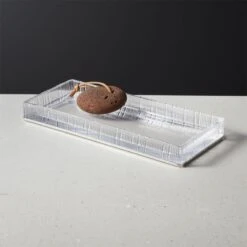 Athena Ribbed Glass Vanity Tray -Nesto Store AthenaRdGlsPdNklTankTrayAVSHF21