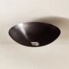 Auden Blackened Brass Flush Mount Light 16.5" 1 Auden Blackened Brass Flush Mount Light 16.5" -Nesto Store AudenBkBrsFlushMnt16p5inSHF22