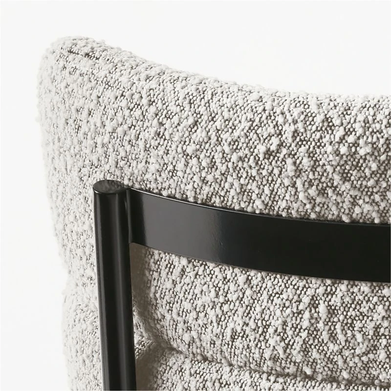 Azalea Black And White Boucle Dining Chair 10 Azalea Black And White Boucle Dining Chair - Image 8