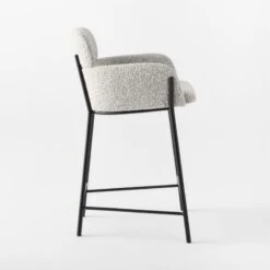 Azalea Boucle Upholstered Counter Stool Set Of 2 11 Azalea Boucle Upholstered Counter Stool Set Of 2 -Nesto Store AzaleaBoucleCounterStoolSDSSF21