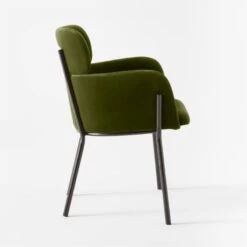 Azalea Green Velvet Chair Set Of 4 -Nesto Store AzaleaGrnVelvetChairSDSSS22 1