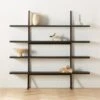 Azzurra Black Metal And Wood Bookshelf 1 Azzurra Black Metal And Wood Bookshelf -Nesto Store AzzurraBookcaseROF22
