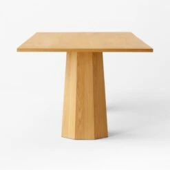 Bancroft Rectangular Oak Wood Dining Table -Nesto Store BancroftRect90inTableSDSSF23