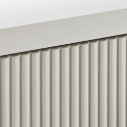 Barton 2-Drawer High-Gloss Grey Lacquered Nightstand -Nesto Store BartonHiGlsLcqdNghtstndAVSSS22