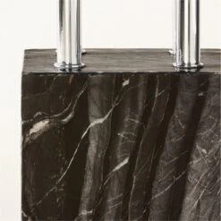 Bellamy Marble And Polished Stainless Steel Coat Rack 7 Bellamy Marble And Polished Stainless Steel Coat Rack -Nesto Store BellamyMrblNSSCoatRackAV2SHF22