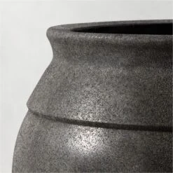 Belly Charcoal Grey Stone Outdoor Planter XXL -Nesto Store BellyXXLPlanterChrclAVSHS22