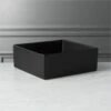 Bento Matte Black Square Bowl -Nesto Store BentoMatteBlkServingBowlSHF16
