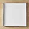 Bento Square White Serving Platter 1 Bento Square White Serving Platter -Nesto Store BentoWhiteSqPlatterSHF16