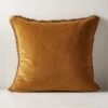 Bettie Tapenade Yellow Throw Pillow With Down-Alternative Insert 23"
