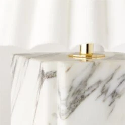 Bianca White Marble Table Lamp -Nesto Store BiancaWhtMarbleTableLampAVSHF23