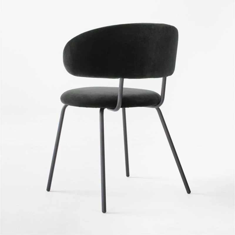 Birba Black Velvet Dining Chair 8 Birba Black Velvet Dining Chair - Image 6