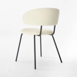 Birba Cream Velvet Dining Chair 12 Birba Cream Velvet Dining Chair -Nesto Store BirbaVelvetChairCustard3QBSSF22 1