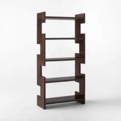 Biscia Brown Burl Wood Bookcase -Nesto Store BisciaBookcase3QBSSF21