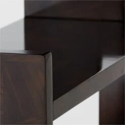 Biscia Brown Burl Wood Bookcase -Nesto Store BisciaBookcaseAVSSF21