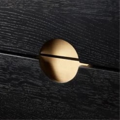 Bishop Black Ebonized Oak Wood Credenza -Nesto Store BishopCredenzaAV2SSS22