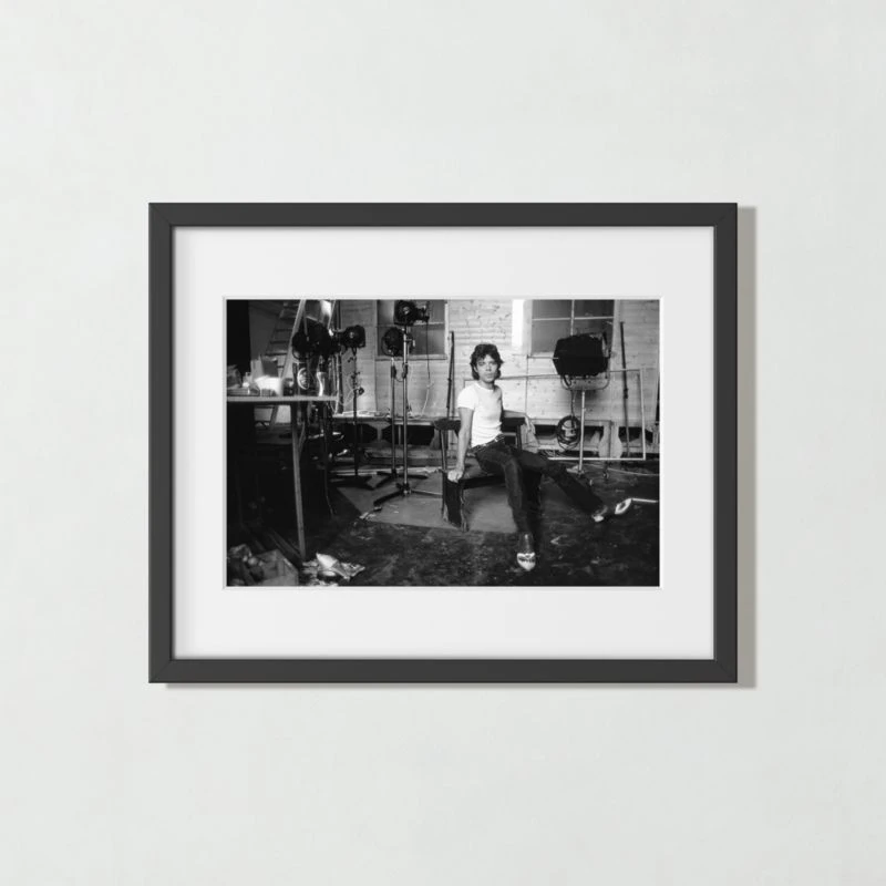 'Mick 1982' Photographic Print In Black Frame 17.75''x21.75'' 3 'Mick 1982' Photographic Print In Black Frame 17.75''x21.75''