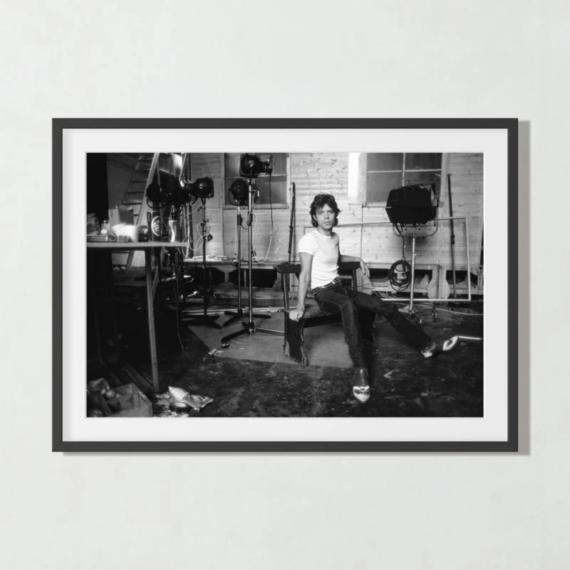 'Mick 1982' Photographic Print In Black Frame 17.75''x21.75'' 4 'Mick 1982' Photographic Print In Black Frame 17.75''x21.75'' - Image 2