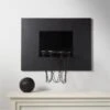 Black Leather Basketball Hoop -Nesto Store BlackLthrMiniBballNHoopHolAVFHF21
